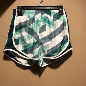 Green Nike Dri-Fit Shorts